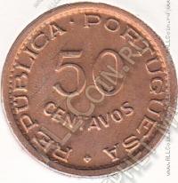 23-175 Мозамбик 50 сентаво 1957г. КМ # 81 бронза 