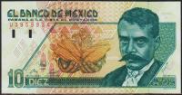 Мексика 10 песо 1992г. P.99 UNC "К"
