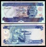 Соломоновы острова 5 долларов 1997г. P.19 UNC