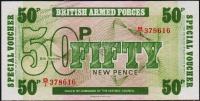 Великобритания (Армия) 50 новых пенсов 1972г. P.M49 UNC