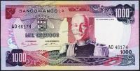 Банкнота Ангола 1000 эскудо 1972 года. P.103 UNC