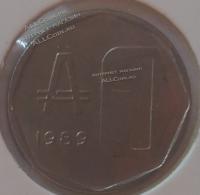 8-135 Аргентина 1 цент 1989г. Медь Никель.