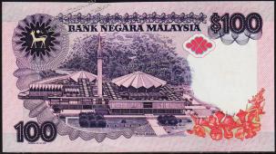 Малайзия 100 ринггит 1995г. Р.32B - UNC - Малайзия 100 ринггит 1995г. Р.32B - UNC