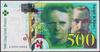 Франция 500 франков 1994г. P.160а(1) - UNC - Франция 500 франков 1994г. P.160а(1) - UNC