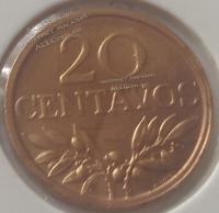9-130 Португалия 20 центамос 1970г. Бронза.
