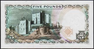 Банкнота Остров Мэн 5 фунтов 1983 года. P.41в - UNC - Банкнота Остров Мэн 5 фунтов 1983 года. P.41в - UNC
