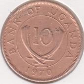 30-139 Уганда 10 центов 1970г. Бронза - 30-139 Уганда 10 центов 1970г. Бронза