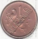 21-120 Южная Африка 1 цент 1966г. КМ # 65.1 бронза 3,0гр. 19мм