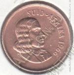 21-121 Южная Африка 1 цент 1966г. КМ # 65.2 бронза 3,0гр. 19мм