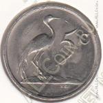 9-74 Южная Африка 5 центов 1988г. КМ # 84 никель 2,5гр. 17,35мм