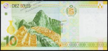Банкнота Перу 10 солей 2016 года. P.NEW - UNC - Банкнота Перу 10 солей 2016 года. P.NEW - UNC