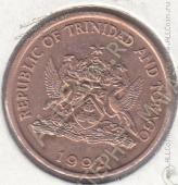 20-100 Тринидад и Тобаго 5 центов 1992г. КМ # 30 бронза 3,31гр. 21,2мм - 20-100 Тринидад и Тобаго 5 центов 1992г. КМ # 30 бронза 3,31гр. 21,2мм