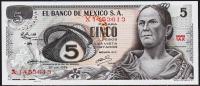Мексика 5 песо 1972г. Р.62с - UNC "1АХ"