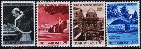 Ватикан 4 марки п/с 1964г. Uni #375-78 MNH OG** - Ватикан 4 марки п/с 1964г. Uni #375-78 MNH OG**