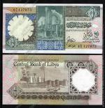 Ливия 1/4 динара 1990г. P.52 UNC