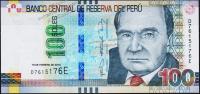 Банкнота Перу 100 солей 2015 года. P.NEW - UNC