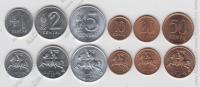 Литва набор 6 монет 1991г. (арт129)*