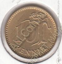 16-15 Финляндия 10 пенни 1971S г. КМ # 46 UNC алюминий-бронза 3,0гр. 20мм