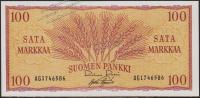 Финляндия 100 марок 1957г. P.97 UNC "AG"