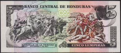 Гондурас 5 лемпир 1978г. P.63a(1) - UNC - Гондурас 5 лемпир 1978г. P.63a(1) - UNC