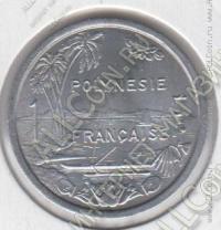 арт502 Французская Полинезия 1 франк 1979г. КМ#11 UNC