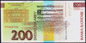 Словения 200 толаров 2004г. P.15d - UNC - Словения 200 толаров 2004г. P.15d - UNC