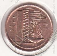 21-39 Сингапур 1 цент 1973г. КМ # 1 бронза 1,94гр. 17,78мм