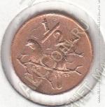 21-125 Южная Африка 1/2 цента 1970г. КМ # 81 бронза