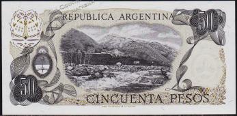 Аргентина 50 песо 1976-78г. P.301(1) - UNC - Аргентина 50 песо 1976-78г. P.301(1) - UNC