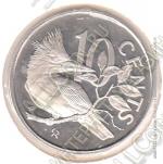  5-27	Британские Виргинские острова 10 центов 1979г. КМ #3 PROOF медно-никелевая 5,5 гр.
