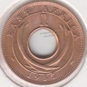 38-8 Восточная Африка 1 цент 1957г. Бронза  - 38-8 Восточная Африка 1 цент 1957г. Бронза 