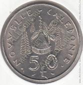 16-109 Новая Каледония 50 франков 1972г. КМ # 13 UNC никель 15,0гр. 33мм - 16-109 Новая Каледония 50 франков 1972г. КМ # 13 UNC никель 15,0гр. 33мм