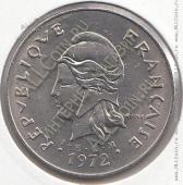 16-109 Новая Каледония 50 франков 1972г. КМ # 13 UNC никель 15,0гр. 33мм - 16-109 Новая Каледония 50 франков 1972г. КМ # 13 UNC никель 15,0гр. 33мм
