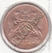 21-126 Тринидад и Тобаго 1 цент 1966г. КМ # 1 бронза 1,95гр. 17,8мм - 21-126 Тринидад и Тобаго 1 цент 1966г. КМ # 1 бронза 1,95гр. 17,8мм