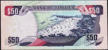 Ямайка 50 долларов 2007г. P.83d - UNC - Ямайка 50 долларов 2007г. P.83d - UNC
