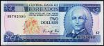 Барбадос 2 доллара 1986г. P.36 UNC