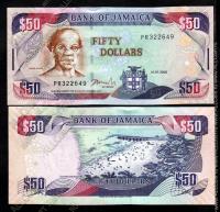 Ямайка 50$ 2008г. P.83e - UNC