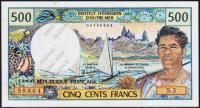 Таити 500 франков 1985г. P.25d - UNC