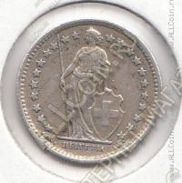 16-112 Швейцария 1/2 франка 1959В г. КМ # 23 серебро 2,5гр. 18,2мм
