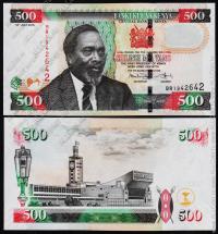 Кения 500 шиллингов 2010г. P.50f - UNC