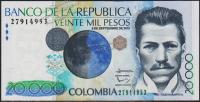 Колумбия 20000 песо 06.09.2013г. P.NEW - UNC