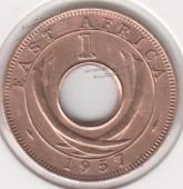 24-64 Восточная Африка 1 цент 1957г. Бронза - 24-64 Восточная Африка 1 цент 1957г. Бронза