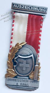 #098 Швейцария спорт Медаль Знаки