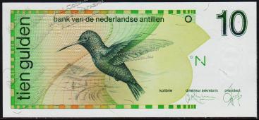 Нидерландские Антиллы 10 гульденов 1994г. P.23c - UNC - Нидерландские Антиллы 10 гульденов 1994г. P.23c - UNC