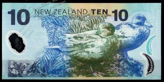 Новая Зеландия 10 долларов 2007г. P.186в(6) - UNC - Новая Зеландия 10 долларов 2007г. P.186в(6) - UNC