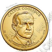 арт378 США 1$ 2014D  30й президент Calvin Coolidge - арт378 США 1$ 2014D  30й президент Calvin Coolidge
