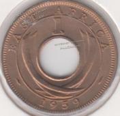 24-66 Восточная Африка 1 цент 1959г. UNC Бронза - 24-66 Восточная Африка 1 цент 1959г. UNC Бронза