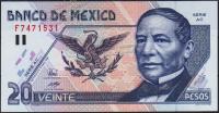 Мексика 10 песо 1996г. P.106в - UNC "AC"