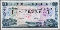 Банкнота Ирландия Северная 1 фунт 1976 года. P.325в(2) - UNC