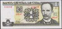 Куба 1 песо 2010г. P.121j - UNC